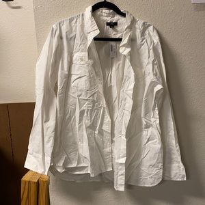 JCrew White Botton Down